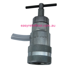 Poppet 3/8 inch Female - SAFETY hydraulic Pressure Release Tool - use with ISO-A 3/8 inch male coupling