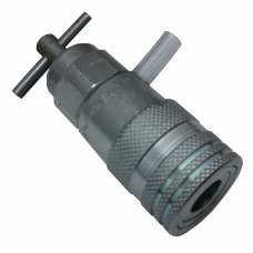 Flat Face 1/2 inch Female -SAFETY hydraulic Pressure Relief Tool - use with 1/2 inch male coupling
